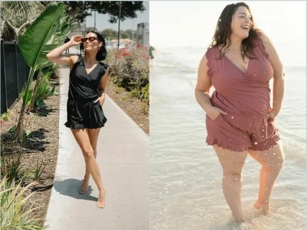 Built in bra and Leggings Swim Romper - Image 9