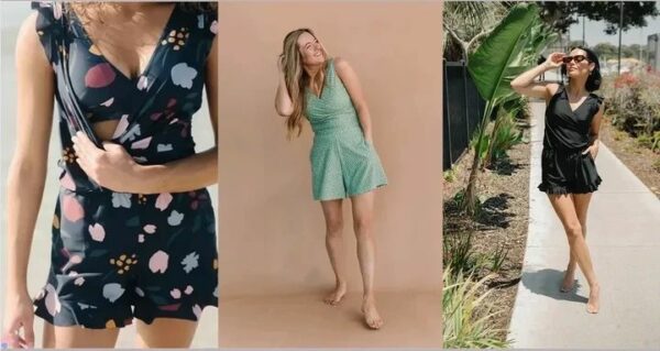 Built in bra and Leggings Swim Romper - Image 11