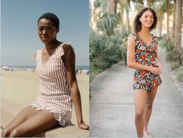 Built in bra and Leggings Swim Romper - Image 10